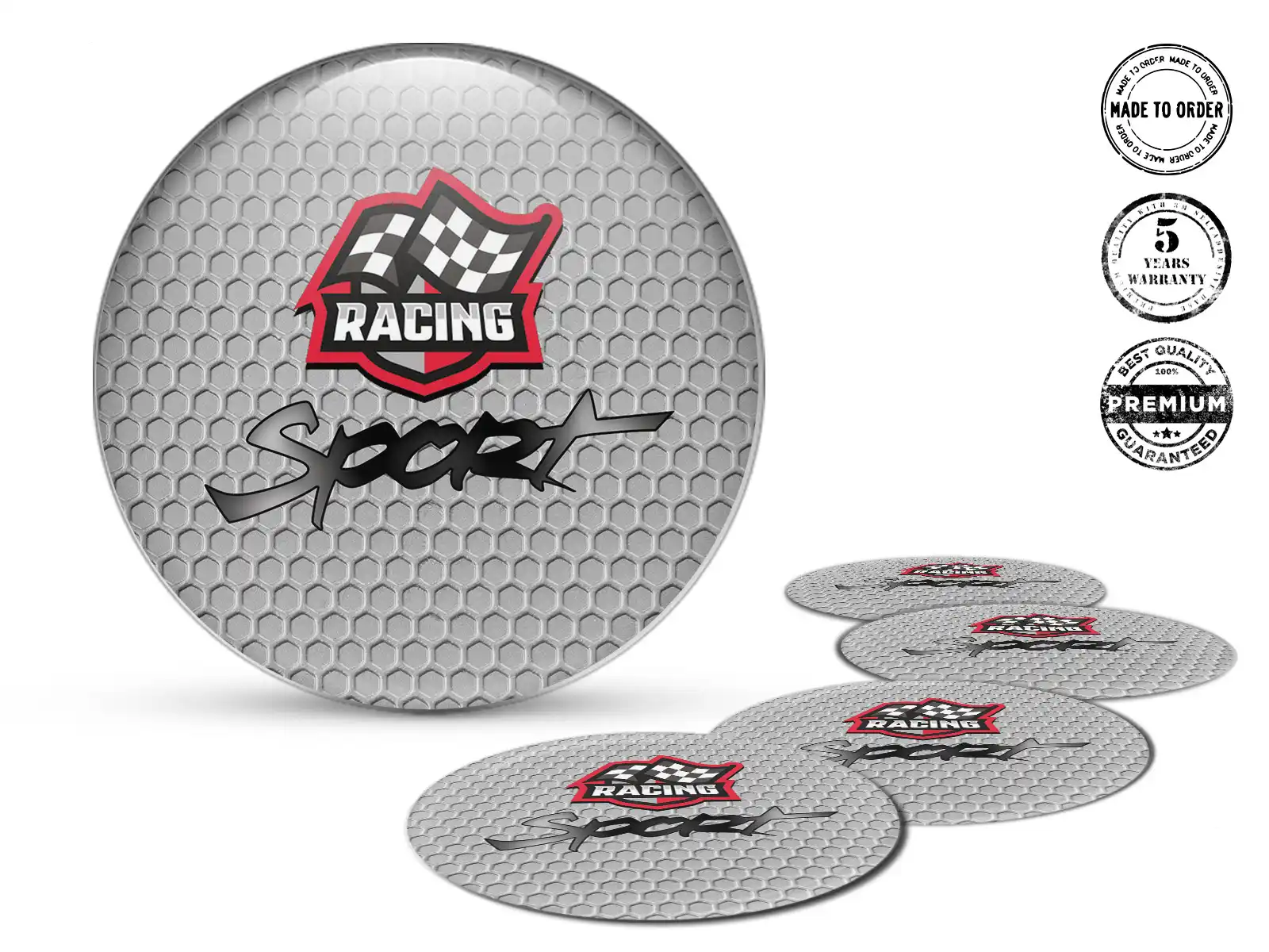 Gewölbte Plaketten Logo Drift Momentum